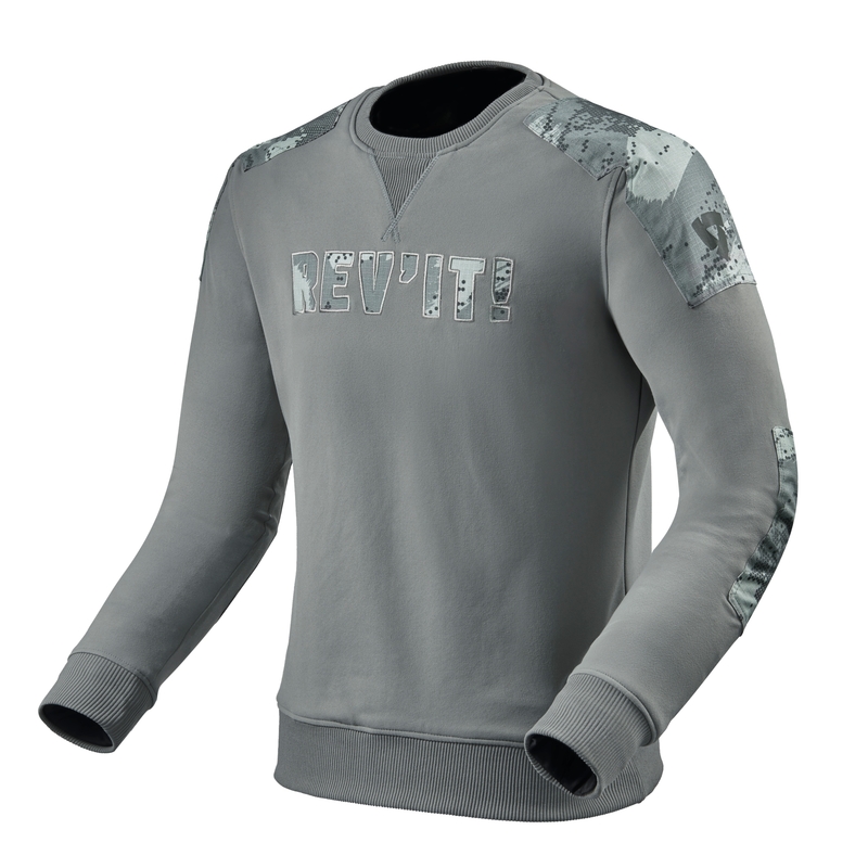 Revit Whitby - Sweat à capuche moto gris soldes