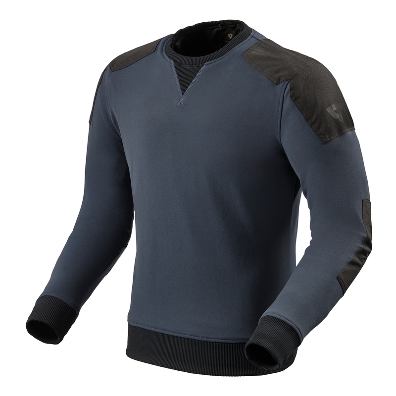Revit Whitby blue motorcycle hoodie soldes