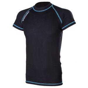 Chemise thermique à manches courtes RSA Heat noir et bleu