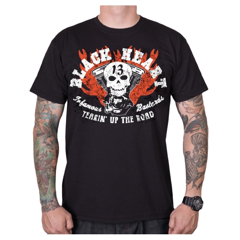 T-shirt homme Black Heart Flathead