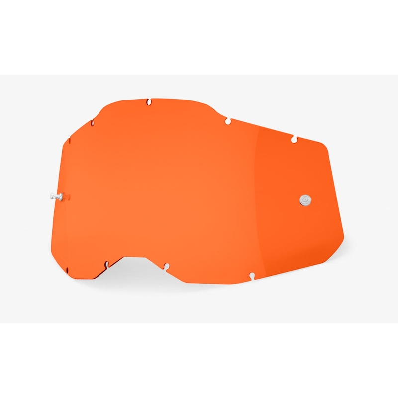 Plexi 100% Racecraft 2/Accuri 2/Strata 2 orange (Anti-brouillard)