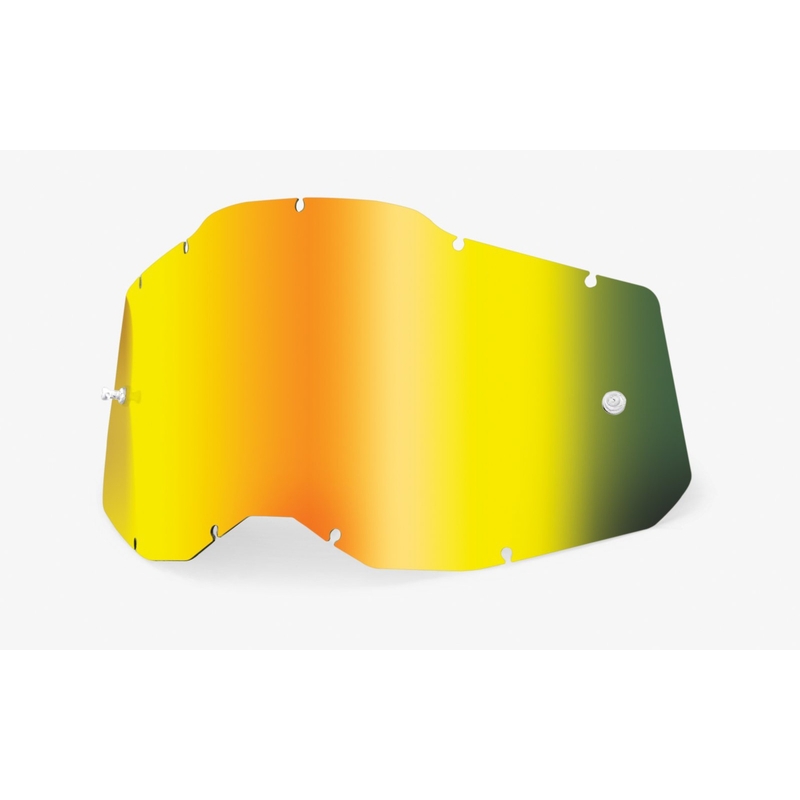 Plexi 100% Racecraft 2/Accuri 2/Strata 2 miroir doré (Anti-buée)