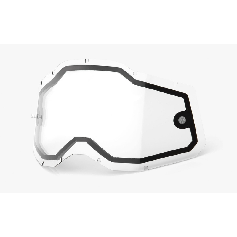 Plexi 100% Racecraft 2/Accuri 2/Strata 2 double transparent (anti-buée)