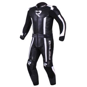 Salopette Street Racer GT6 noire et blanche pour hommes soldes