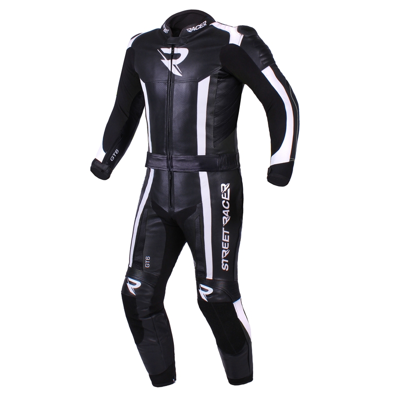 Salopette Street Racer GT6 noire et blanche pour hommes soldes
