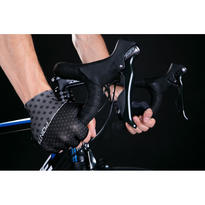 Gants FORCE Points noir-gris soldes