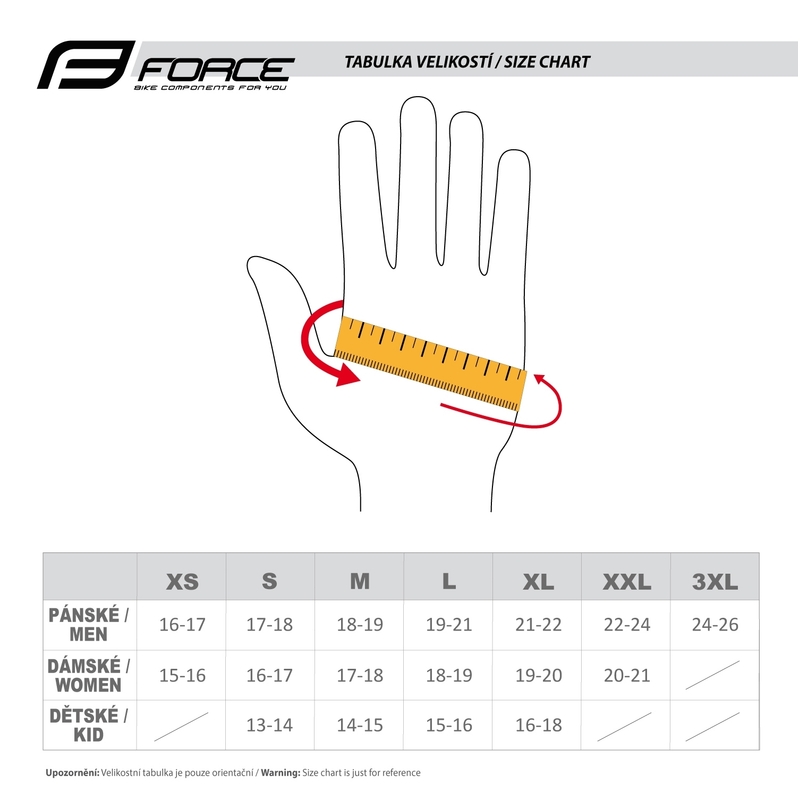 Gants FORCE Points noir-gris soldes