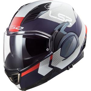 Casque moto modulable LS2 FF900 Valiant II Citius bleu-blanc-rouge