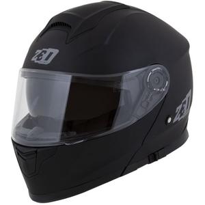 Casque de moto rabattable ZED F18 noir mat