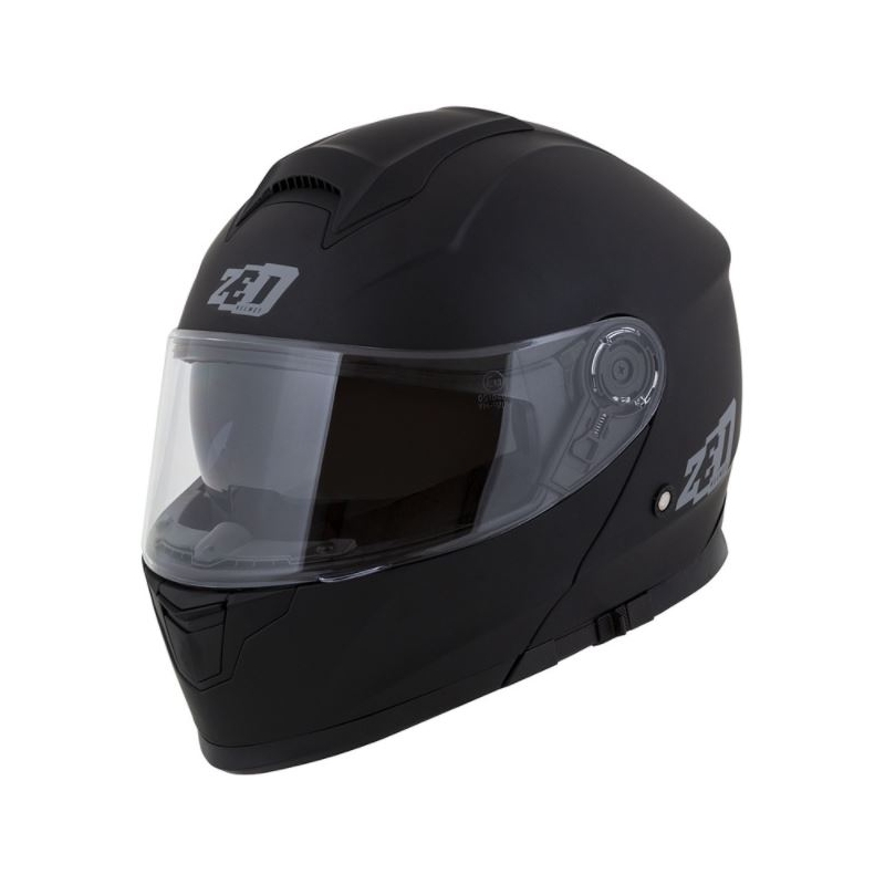 Casque de moto rabattable ZED F18 noir mat