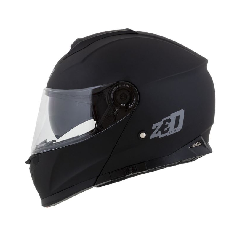 Casque de moto rabattable ZED F18 noir mat