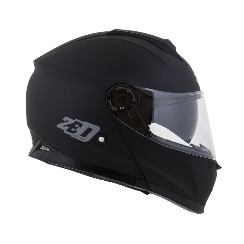 Casque de moto rabattable ZED F18 noir mat