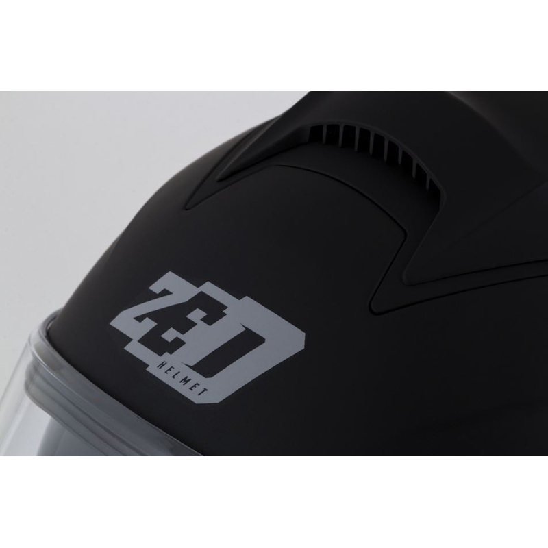 Casque de moto rabattable ZED F18 noir mat