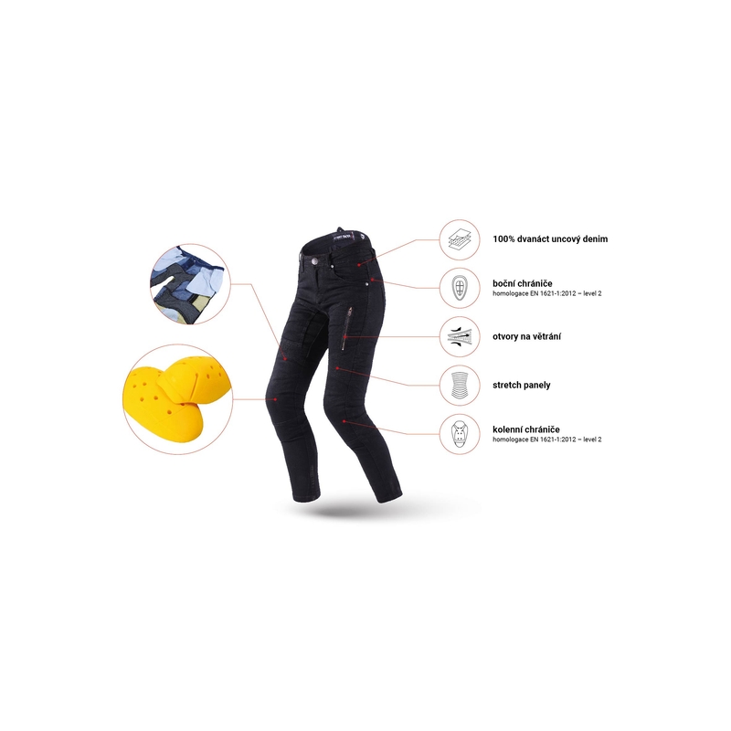 Jean pour femme Street Racer Stretch II Slim fit CE noir