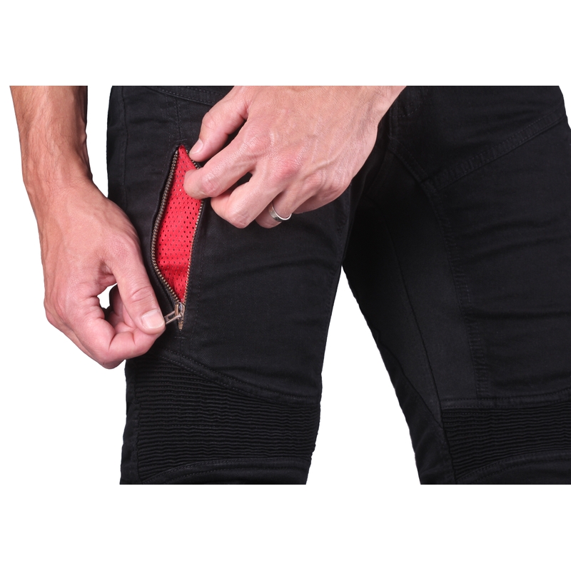 Jean moto Street Racer Stretch II CE noir