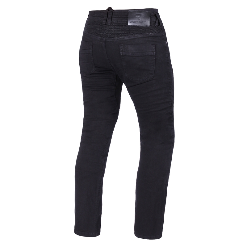 Jean de moto court Street Racer Stretch II CE noir