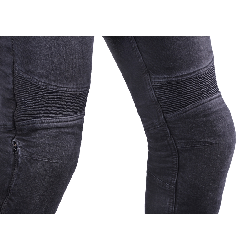 Jeans moto cropped Street Racer Warior CE Noir soldes
