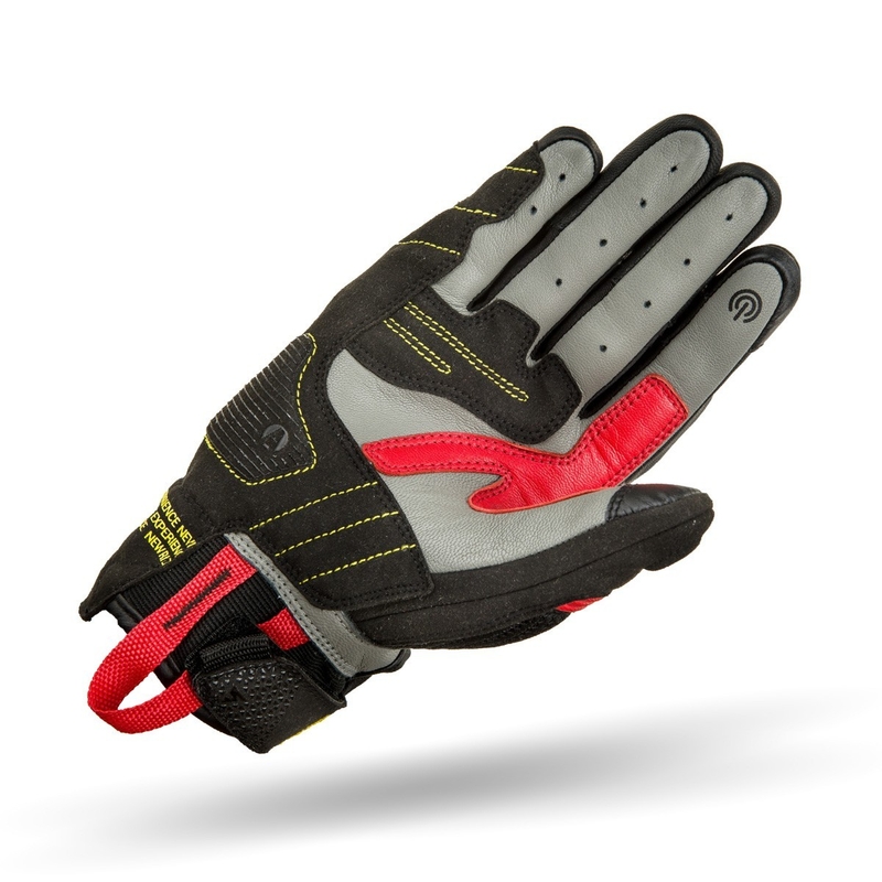 Gants moto Shima X-Breeze 2 noir-rouge