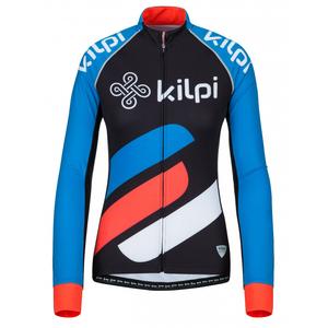 Maillot Kilpi Rapita noir-rouge-bleu pour femme - manches longues soldes
