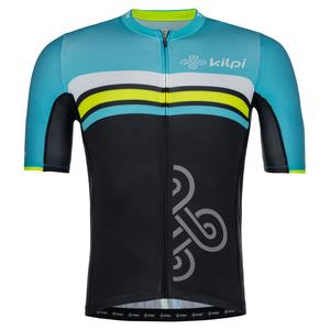 Maillot Kilpi Corridor noir et bleu - manches courtes soldes