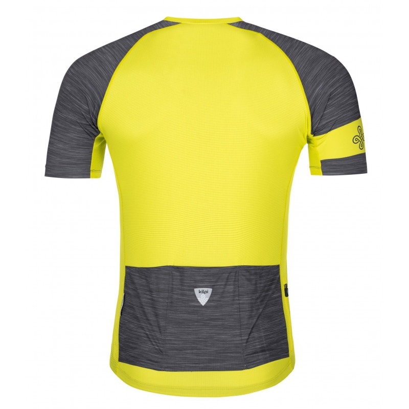 Maillot Kilpi Selva jaune-gris - manches courtes soldes