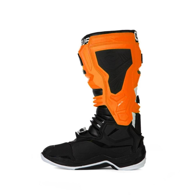 Bottes de moto Eleveit X-Legend noir-orange-blanc soldes