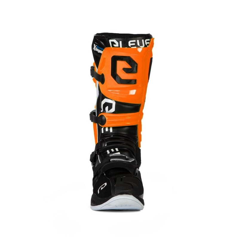 Bottes de moto Eleveit X-Legend noir-orange-blanc soldes