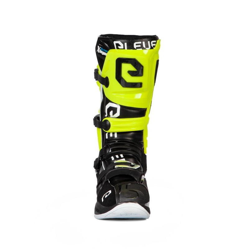 Bottes de moto Eleveit X-Legend noir-jaune fluo-blanc soldes