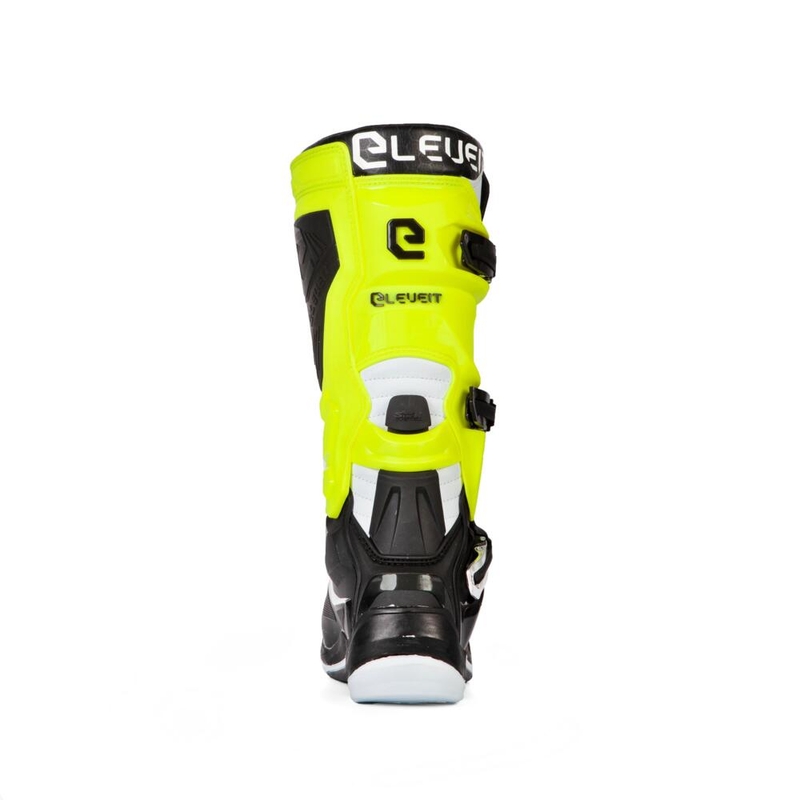Bottes de moto Eleveit X-Legend noir-jaune fluo-blanc soldes