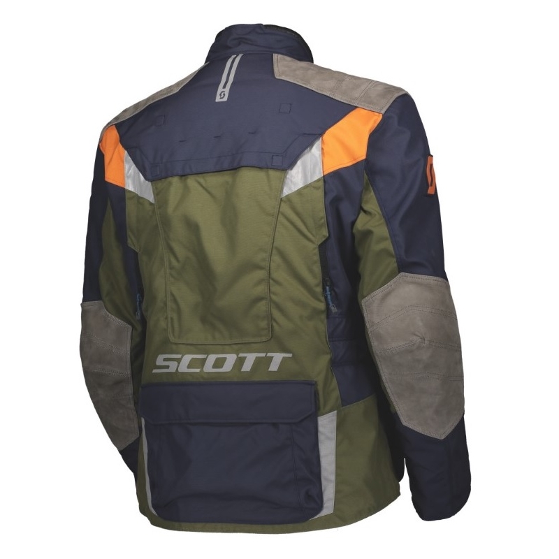 Veste moto SCOTT Dualraid Dryo bleu-vert soldes