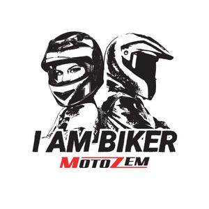 Autocollant MotoZem I Am Biker