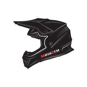 Autocollant MotoZem Cross
