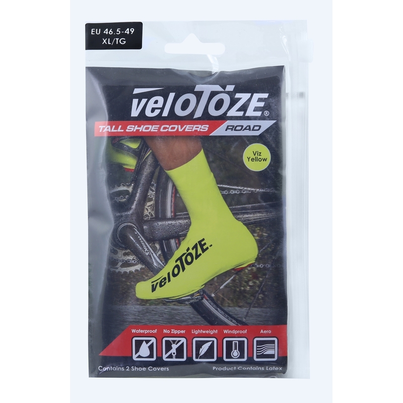 Cuissard cycliste Velotoze Road housses jaunes