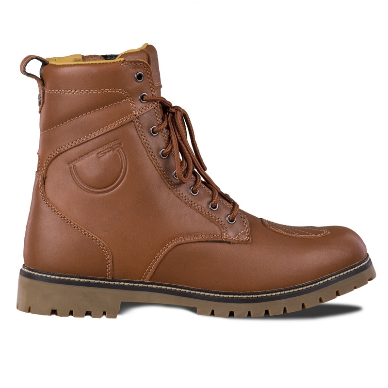 Bottes de moto Shima Thomson marron