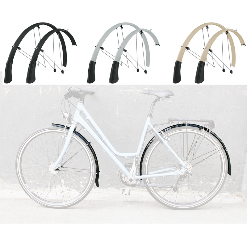 Blatník LONGBOARD,28" - set  Black výprodej