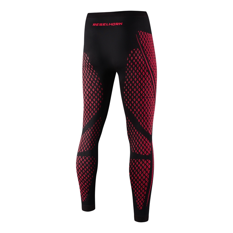 Sous-vêtements thermiques Rebelhorn Therm II noir-rouge