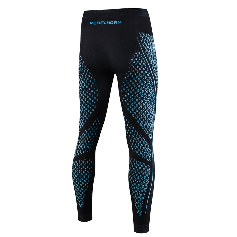 Sous-vêtements thermiques Rebelhorn Therm II noir et bleu
