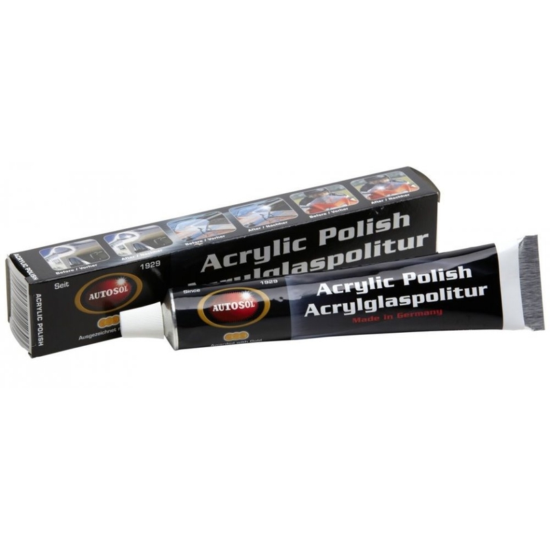 Pâte pour enlever les rayures sur le plexiglas Autosol Acrylic Polish 75 ml