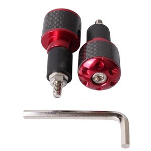 Embouts de guidon R-TECH rouge