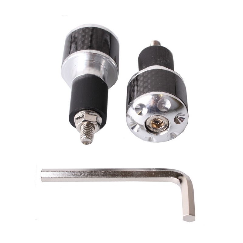 Embouts de guidon R-TOOL argent