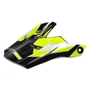Visière de casque LS2 PEAK MX456 Factory blanc-noir-jaune