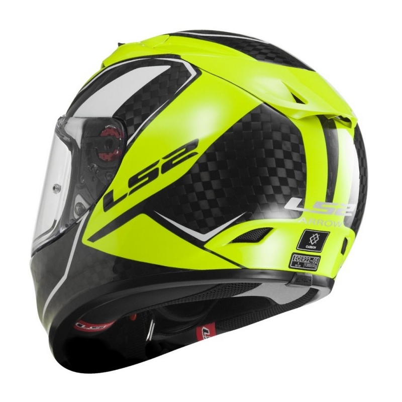 Přilba na motorku LS2 FF323 ARROW C FURY CARBON žlutá výprodej