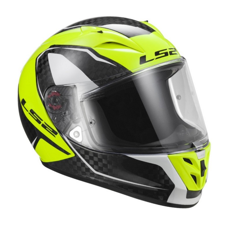Přilba na motorku LS2 FF323 ARROW C FURY CARBON žlutá výprodej