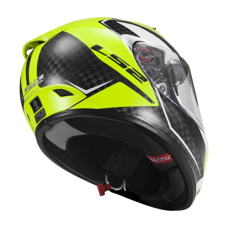 Přilba na motorku LS2 FF323 ARROW C FURY CARBON žlutá výprodej