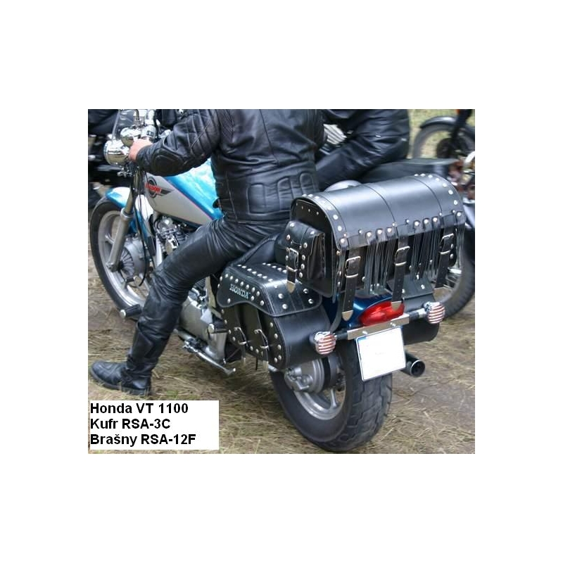 Chopper RSA-12F sacoches moto en cuir