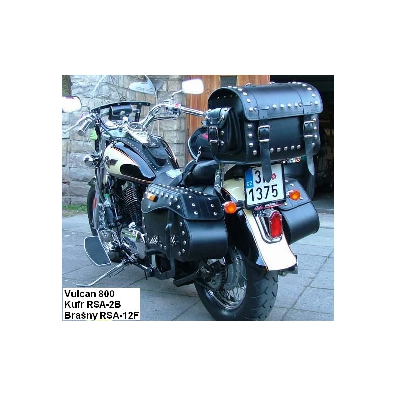 Chopper RSA-12F sacoches moto en cuir