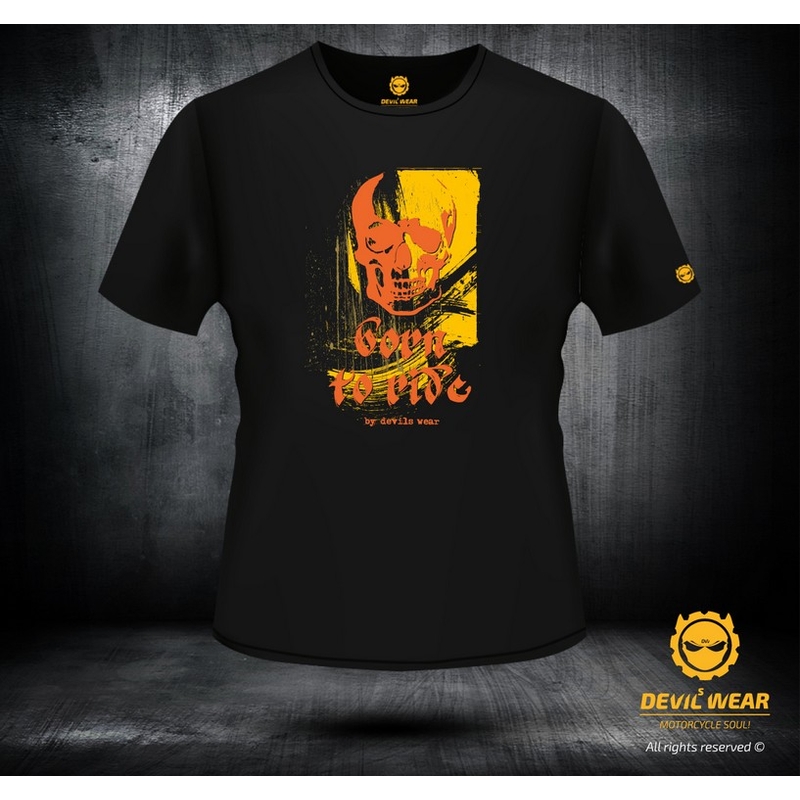 Pánské triko Devils Wear - BTR Skull výprodej