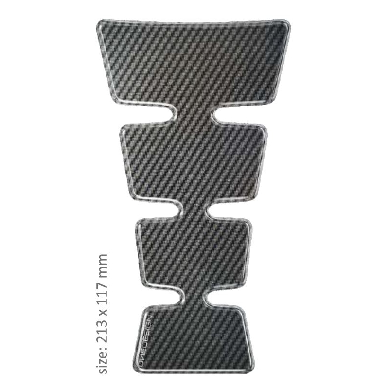 Couvercle du réservoir de carburant Print - Maxi Gold carbon