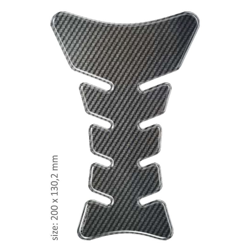 Couvercle du réservoir de carburant Print - Tiger carbon