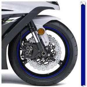 Ruban de jante réfléchissant Imprimé bleu